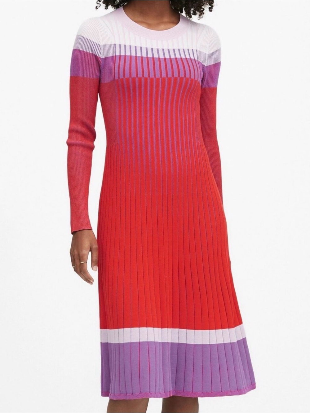 BANANA REPUBLIC COLOR BLOCK SUMMER DRESS SIZE MEDIUM